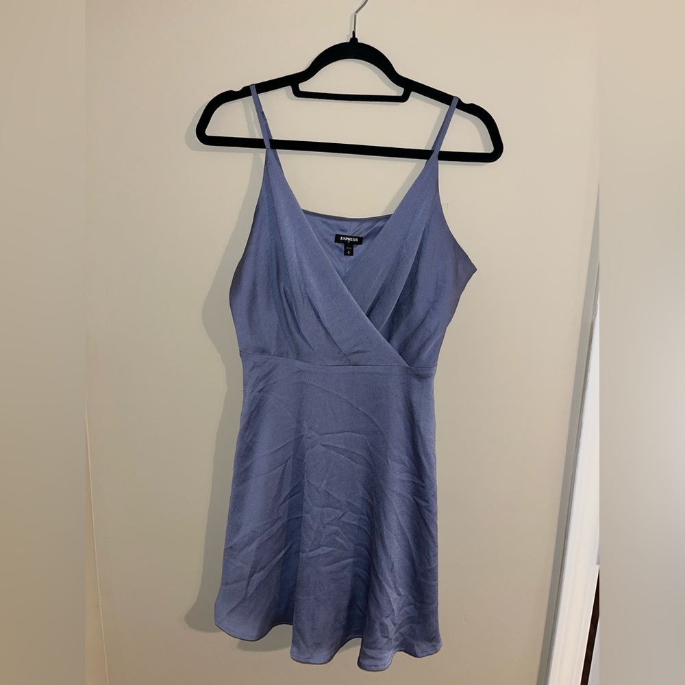 Blue cocktail dress